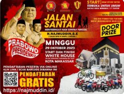 Jalan Sehat sebagai Ajang Sosialisasi Prabowo