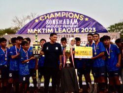 Ankada FC Menjuarai Liga Maktim 2023, Adam Muhammad Menyerahkan Hadiah Puluhan Juta