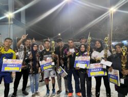 Setelah Maktim League, Adam Muhammad pun Menutup Turnamen Volly Prabowo Cup