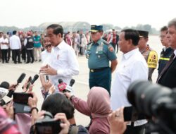 Prabowo Mendampingi Jokowi dalam Meluncurkan Bantuan Kemanusiaan Indonesia sebanyak 51,5 Ton untuk Palestina