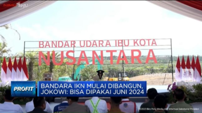 Bandara IKN akan Dimulai Pembangunannya, Jokowi: Diharapkan Bisa Digunakan Juni 2024