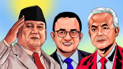 Pertarungan Prabowo Vs Anies Vs Ganjar