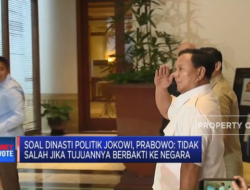 Eks Ketua MK Mengkritik Politik Dinasti di Depan Prabowo