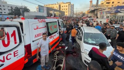 Sadis! Serangan Israel Ke Ambulans di Gaza, Menyebabkan 15 Orang Meninggal