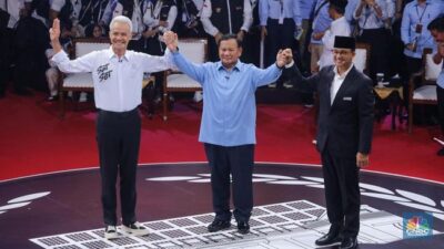 Peristiwa Perlihatkan Kemampuan Anies-Prabowo-Ganjar di Debat Pertama Calon Presiden