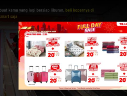 Berlibur, Beli Koper di Transmart Saja! Dapatkan Diskon Besar