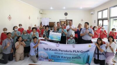 Menyambut Natal, Perokris PLN Berbagi Kasih dengan 6 Panti Asuhan