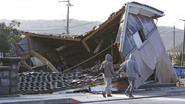 55 Orang Tewas dalam Gempa Jepang Terkini, Peringatan Tsunami