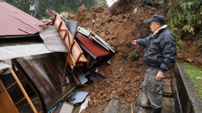 Ancaman Tanah Longsor Masih Ada Setelah Gempa di Jepang