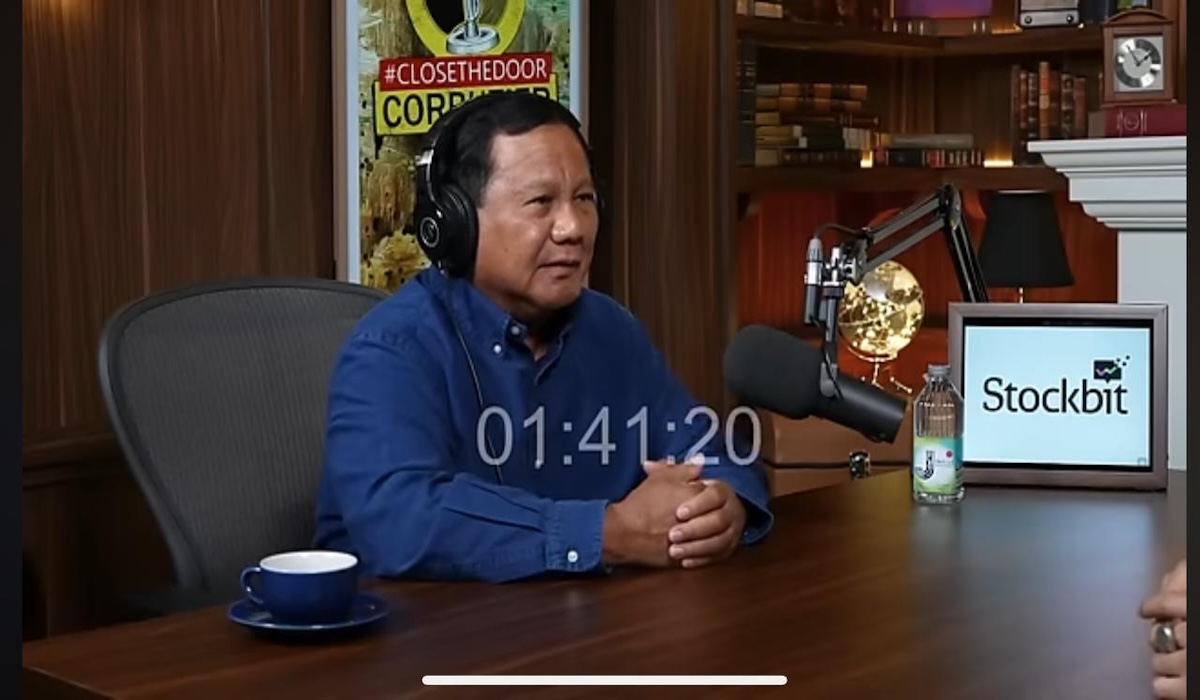 Prabowo Subianto di Podcast Deddy Corbuzier, Rasa Marah Melelahkan energi