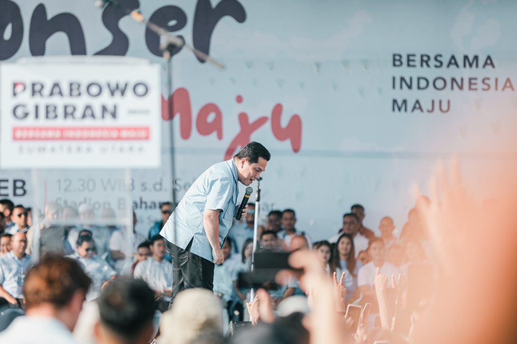 Erick Thohir: Choose Prabowo to Advance Indonesian Football