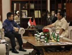 Pak Prabowo Menerima Ucapan Selamat dari Dubes China di Kertanegara Setelah Unggul Di Pilpres 2024