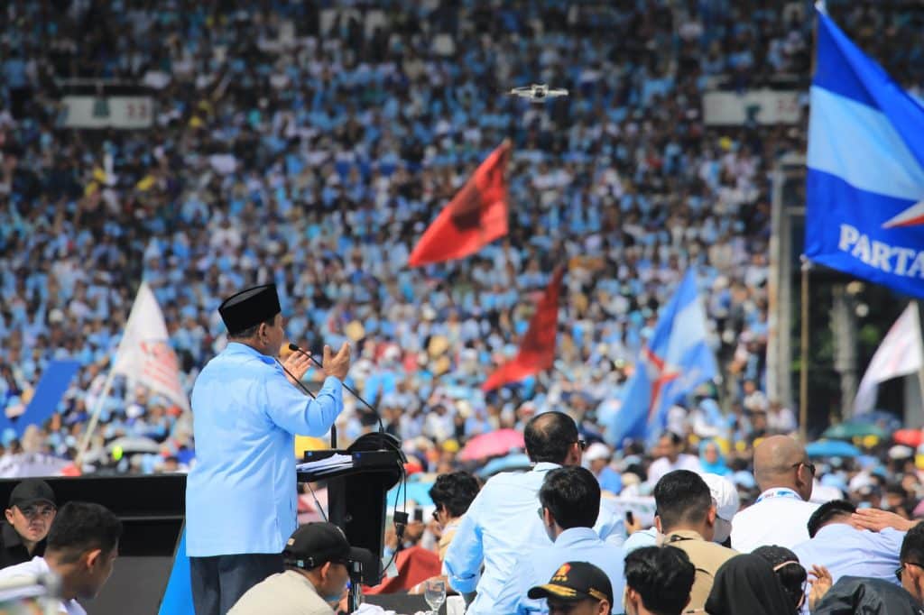 Prabowo Subianto Memulai Kampanye Besar Lebih Awal, 600 Ribu Warga Berkumpul di GBK