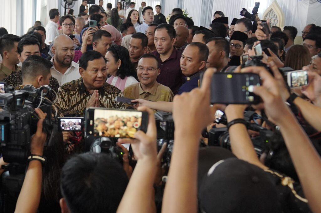 Pada Hari Kedua Lebaran, Prabowo Meminta Maaf Lahir dan Batin kepada Rekan-Rekan Media