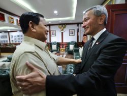 Prabowo Menerima Menteri Luar Negeri Singapura, Disambut dengan Ucapan Selamat atas Kemenangan Pilpres