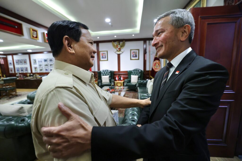 Prabowo Menerima Menteri Luar Negeri Singapura, Disambut dengan Ucapan Selamat atas Kemenangan Pilpres