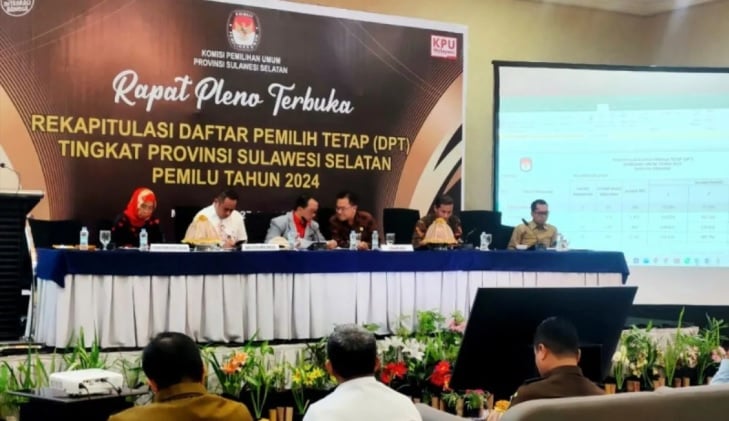 Pilgub 2024: DP4 Sulsel Capai 6.697.954 Jiwa, KPU Segera Bentuk Pantarlih Lakukan Coklit