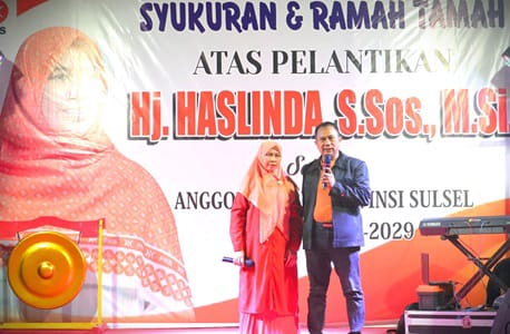 Usai Dilantik Kembali jadi Legislator Sulsel, Hj Haslinda Gelar Syukuran Bersama Keluarga Besar dan Timses