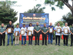 Coffee Morning Pangdam VI/Mlw: Dialog Terbuka dengan Awak Media