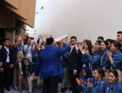 Momen Prabowo Disambut Diaspora di Paviliun Indonesia Osaka Expo 2025